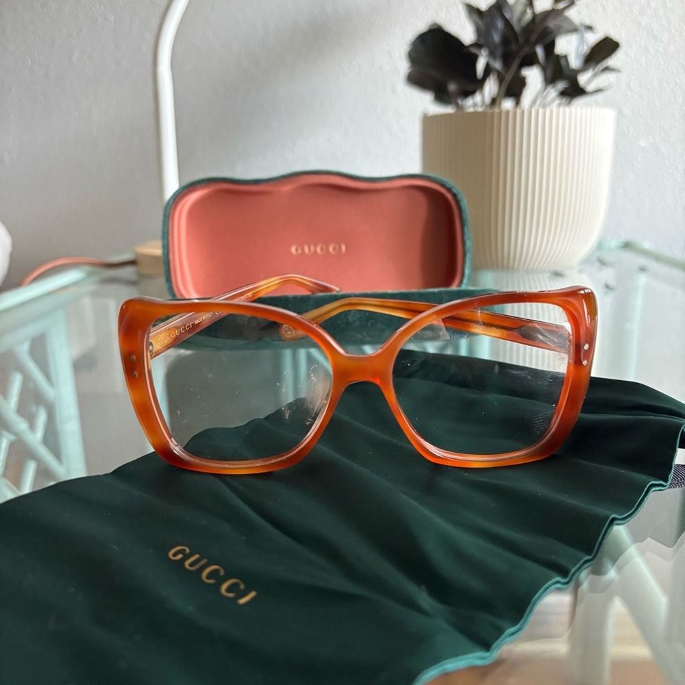 Gucci Women's Glasses Havana 0473O 55-16-145